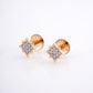Star Cluster 18KT Diamond Earrings for Women