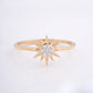 Sunburst Diamond 18KT Daily Wear Ring for Women
