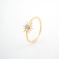 Sunburst Diamond 18KT Daily Wear Ring for Women