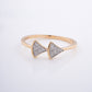 Bow Fan Diamond 18KT Ring
