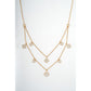 Layered Star Charm 18KT Diamond Necklace