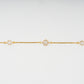 Star Motif Diamond Chain 18KT Bracelet for Daily Wear