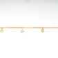 18KT Star Motif Diamond Chain Daily Wear Bracelet