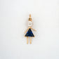 Little Girl Charm 18KT Diamond Pendant