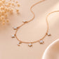 Moon and Star Diamond 18KT Necklace