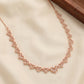 Floral Link Diamond 18KT Necklace