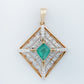 Labyrinth 18kt Gold Party Wear Diamond Pendant for Women