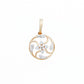 Spiral 18kt Gold Daily Wear Diamond Pendant for Women