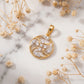 Spiral 18kt Gold Daily Wear Diamond Pendant for Women