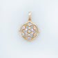 Rosette 18kt Yellow Gold Daily Wear Diamond Pendant for Women