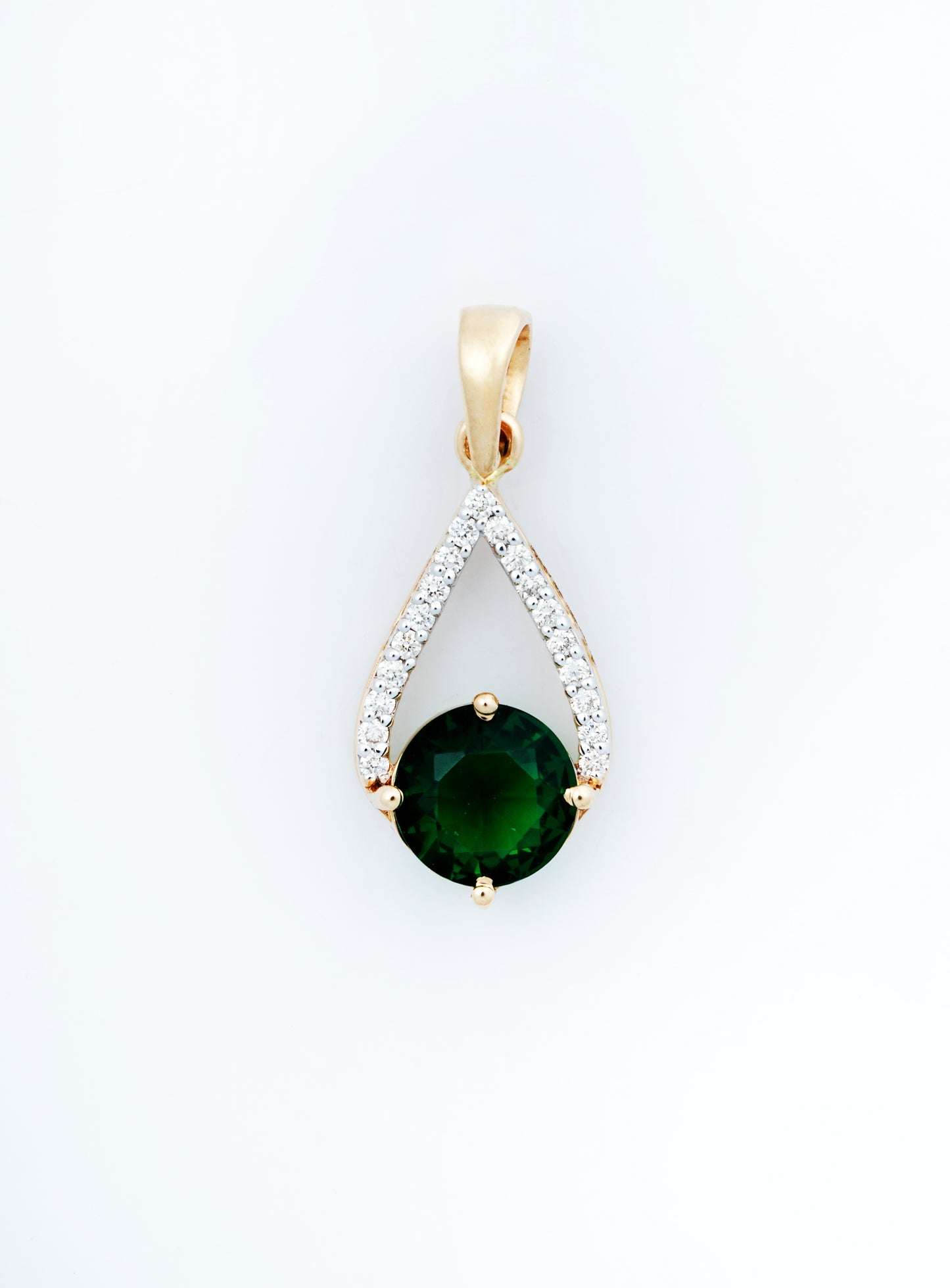 Ivy 18kt Yellow Gold Party Wear Diamond Pendant for Women