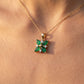 Flora 18kt Gold Daily Wear Diamond Pendant for Women
