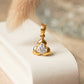 Chakra 18kt Gold Party Wear Diamond Pendant for Women