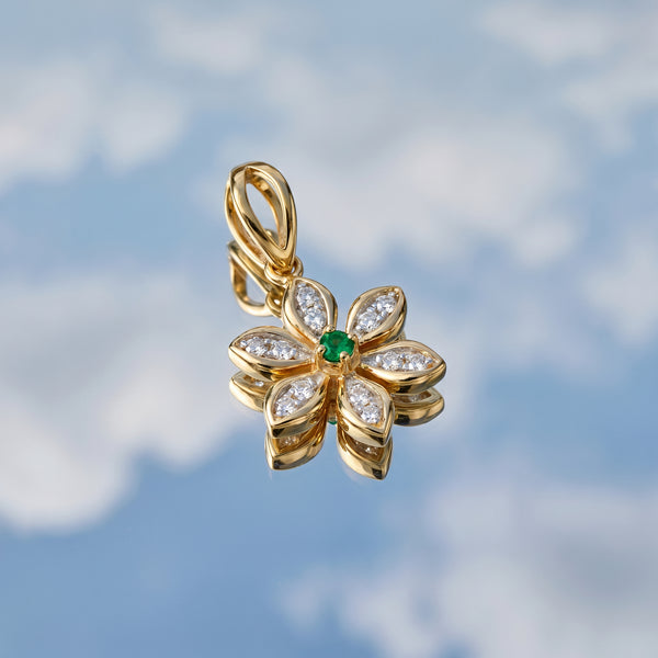 Daisy 18kt Gold Daily Wear Diamond Pendant for Women