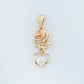 Rosa 18kt Gold Gift Her Diamond Pendant for Women