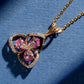 Blossom 18kt Yellow Gold Party Wear Diamond Pendant for Women