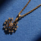 Starburst 18kt Gold Daily Wear Diamond Pendant for Women