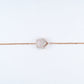 Rose gold 18KT diamond geometric pentagon bracelet, Lille by Challani