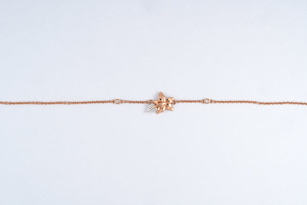 Star Flower Diamond 18KT Bracelet