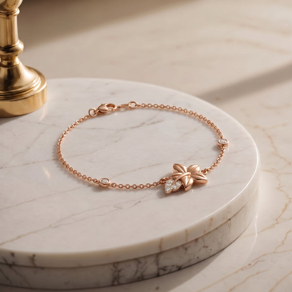 Star Flower Diamond 18KT Bracelet
