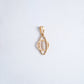 Interlock 18kt Gold Diamond Pendant fo Women