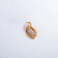 Rose Gold Leaf 18KT Diamond Pendant