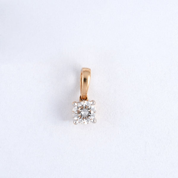 Solitaire Diamond 18KT Pendant