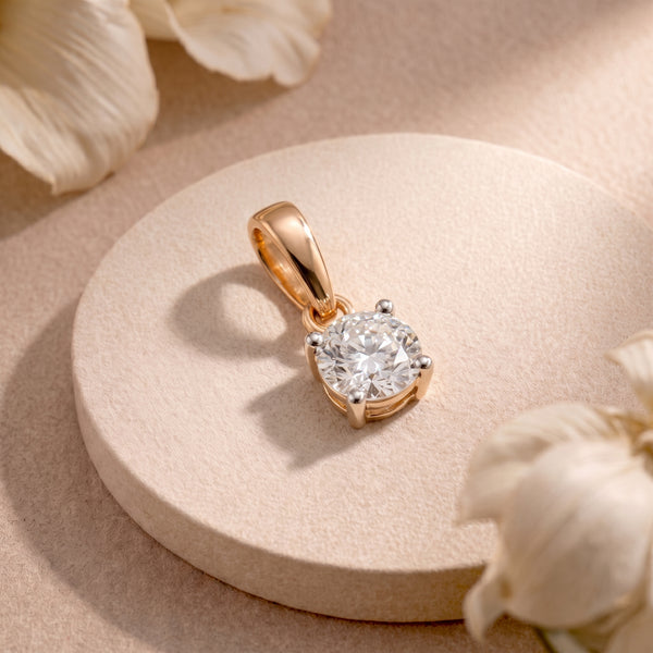 Solitaire Diamond 18KT Pendant