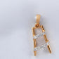 Rose Gold Ladder 18KT Diamond Pendant