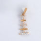 Cascade 18kt Gold Diamond Bar Pendant for Women