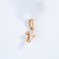 Rose Gold Cross 18KT Diamond Small Pendant