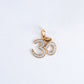 Yellow Gold Om 18KT Diamond Pendant