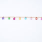 Rose Gold Rainbow Gemstone Chain Necklace