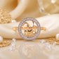 Capricorn Zodiac 18KT Diamond Ring