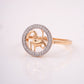 Capricorn Zodiac 18KT Diamond Ring
