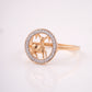 Rose Gold Capricorn 18KT Diamond Ring