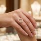 Yellow Gold Gemini 18KT Diamond Ring