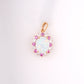 Opal Halo 18KT Diamond Necklace