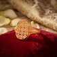 Floral Leaf 18KT Diamond Ring