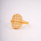 Floral Leaf 18KT Diamond Ring