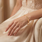 Textured Gold 18KT Diamond Bracelet