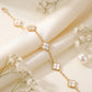 Floral Clover 18KT Diamond Bracelet