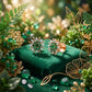 Emerald Starburst 18KT Diamond Earring
