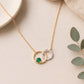 Interlocking Circle 18KT Diamond Pendant