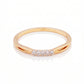 18kt Gold Five-Stone Band Daily Wear Diamond Ring for Women