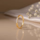 18kt Gold Five-Stone Band Daily Wear Diamond Ring for Women