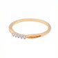 18kt Gold Five-Stone Band Daily Wear Diamond Ring for Women