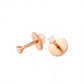 Sitara 18kt Rose Gold Daily Wear Diamond Stud Earrings for Kids