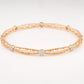 Gold Lattice 18KT Diamond Bangle
