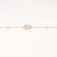Rose Gold Infinity 18KT Diamond Bracelet